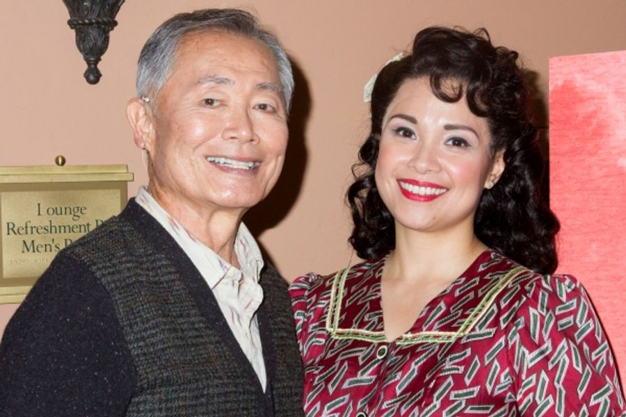Photo Coverage: ALLEGIANCE Company Gives a Sneak Peek from the Longacre Theatre! Image