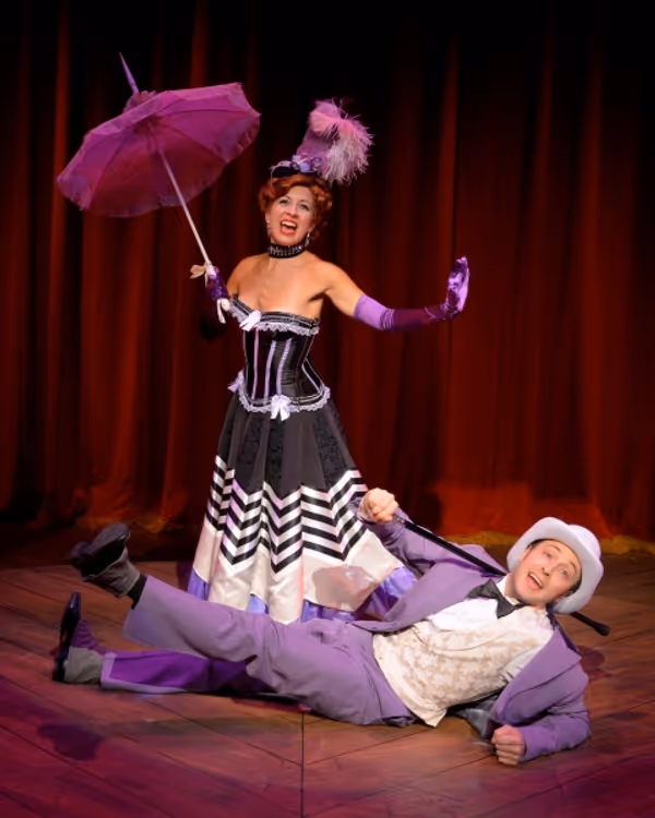 Amanda Pulcini (as Ellie May Chipley) and Daniel Scott Watson (as Frank Schultz) perf Photo