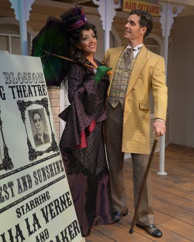 Sarah Hanlon (as Julie Laverne) and Eric Briarley (as Steve Baker)
 Photo