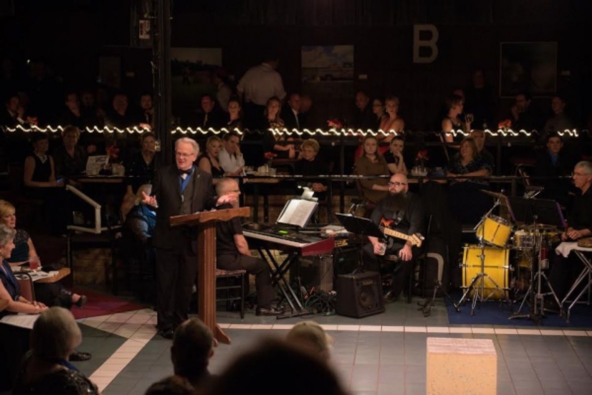 CPA''s cast of MARY POPPINS performs for Honoree Paula Flautt at 