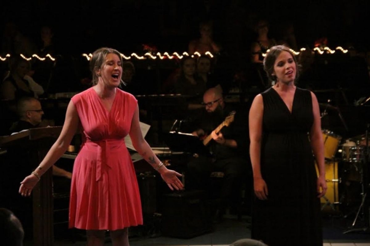 Anna Flautt and Margaret French at 