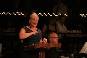 Martha Wilkinson pays tribute to Honoree Carol Irvin Photo