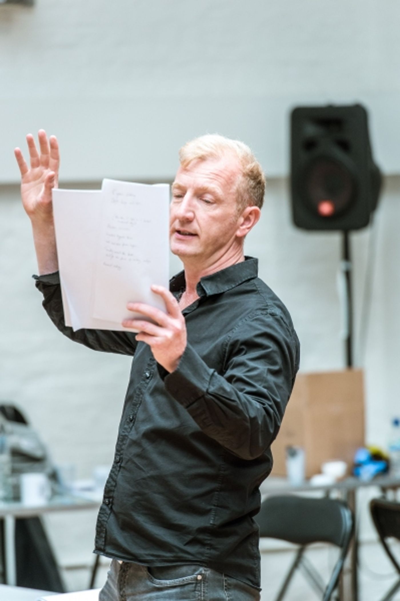 Photo Flash: In Rehearsal with Bertie Carvel & Cast of The Old Vic's THE HAIRY APE  Image
