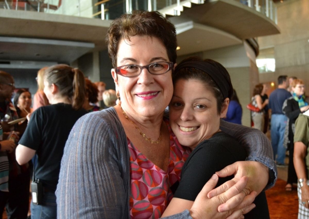 Molly Smith () and Linda Lombardi (literary manager) at 