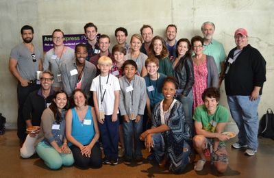  Molly Smith with the cast at the first rehearsal of OLIVER! at Arena Stage Photo