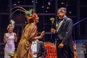 Rachael VanWormer, Rosina Reynolds, James Saba in HAY FEVER Photo