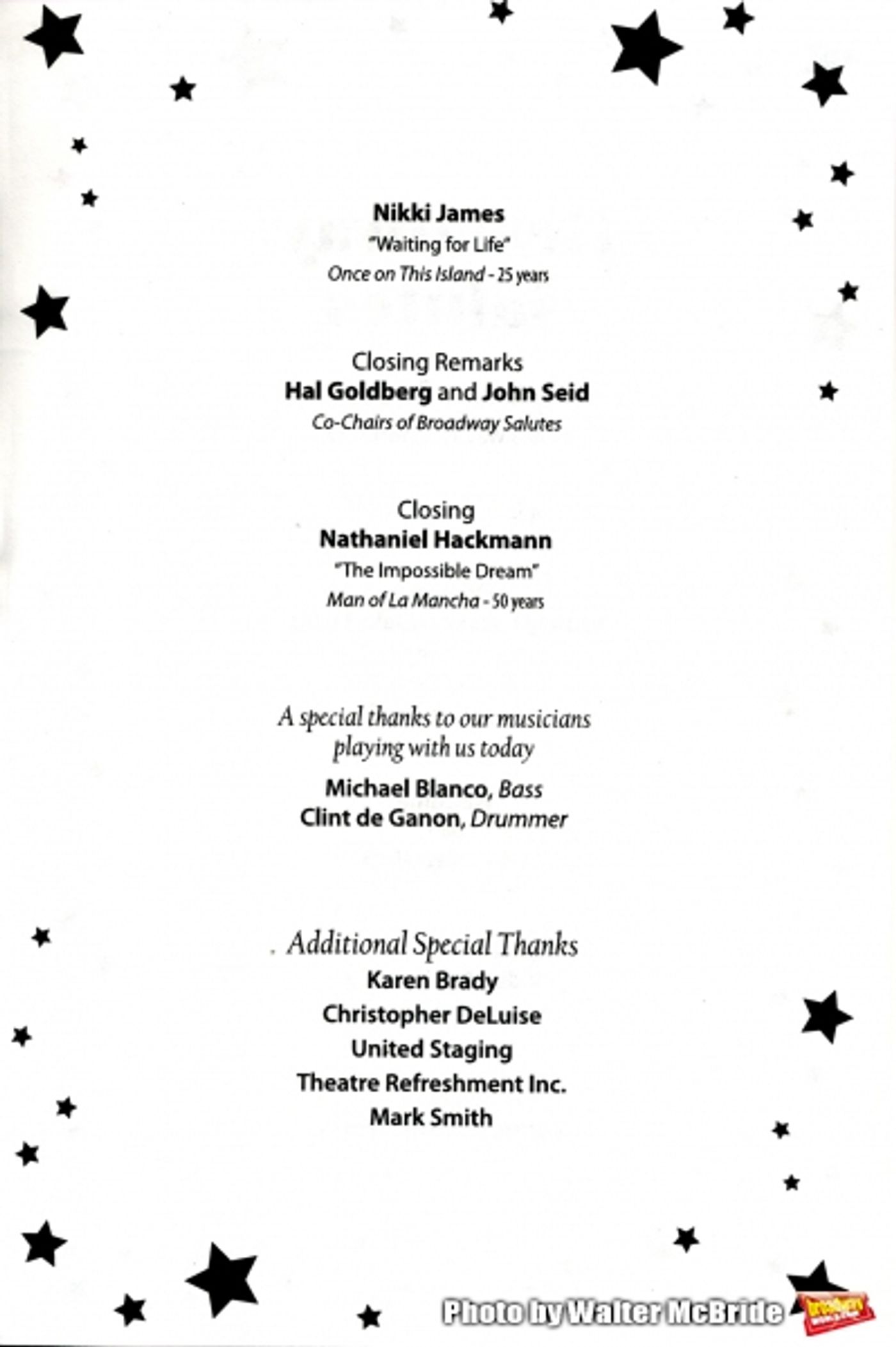 Photo Coverage: Nikki M. James, Nathaniel Hackmann, and Sydney & Jake Lucas Tribute Musicals of the Past at BROADWAY SALUTES Photo Coverage: Nikki M. James, Nathaniel Hackmann, and Sydney & Jake Lucas Tribute Musicals of the Past at BROADWAY SALUTES Image