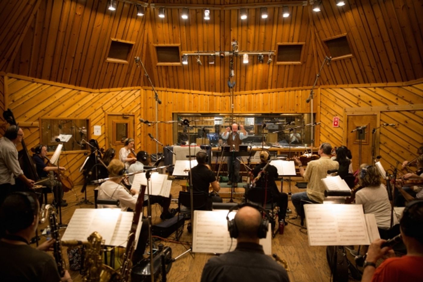 Photo Flash: Inside the Recording Studio with the Cast of THE HUNCHBACK OF NOTRE DAME!  Image