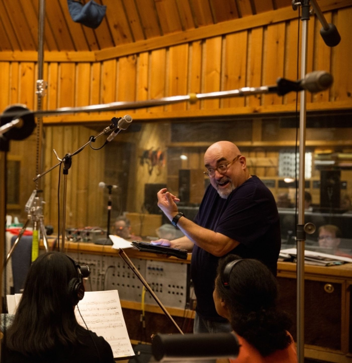 Photo Flash: Inside the Recording Studio with the Cast of THE HUNCHBACK OF NOTRE DAME!  Image