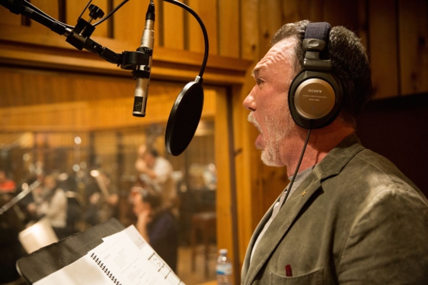 Photo Flash: Inside the Recording Studio with the Cast of THE HUNCHBACK OF NOTRE DAME!  Image