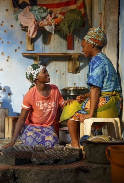 Lupita Nyongo and Saycon Sengbloh  Photo