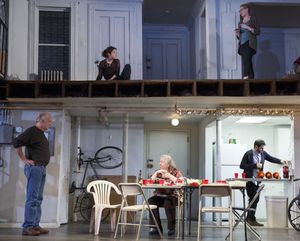 Sarah Steel, Cassie Beck, Arian Moayed, Jayne Houdyshell, Reed Birney @ BroadwayWorld Sarah Steel, Cassie Beck, Arian Moayed, Jayne Houdyshell, Reed Birney Photo