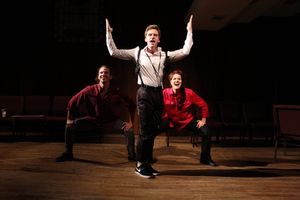 Brennan Caldwell, Brandon Espinoza and Claire Newmann. @ BroadwayWorld Brennan Caldwell, Brandon Espinoza and Claire Newmann. Photo