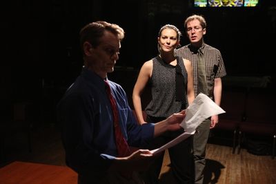 Jason Collins, Larisa Olenik and Ollie Haaskivi.  Photo