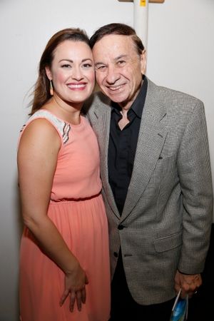 Ashley Brown and Disney composer Richard Sherman @ BroadwayWorld Ashley Brown and Disney composer Richard Sherman Photo