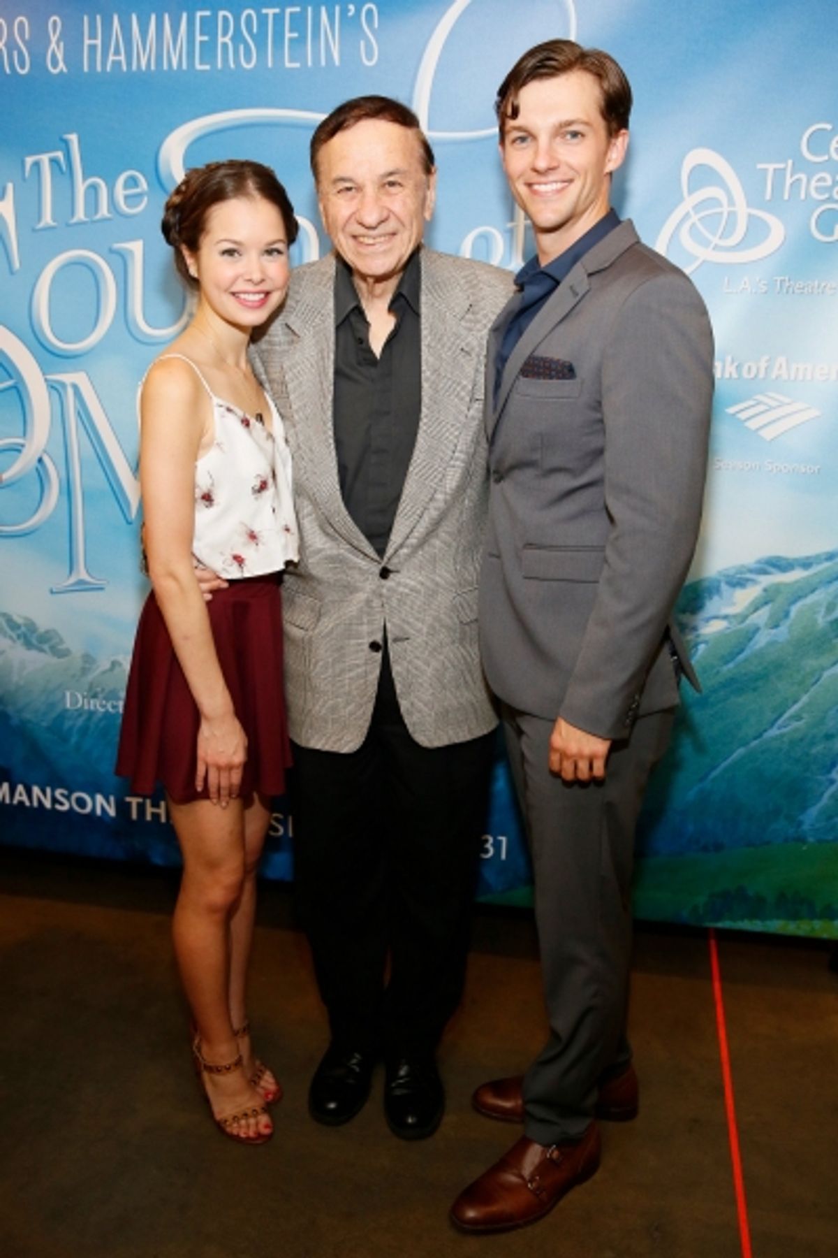 Richard Sherman with Paige Silvester and Dan Tracy at 