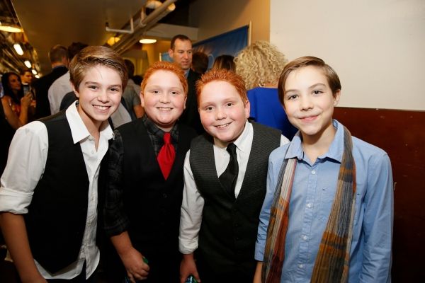 Jeremy Michael Lanuti, Disney actors Matthew Royer, Benjamin Royer and Quinn Erickson Photo