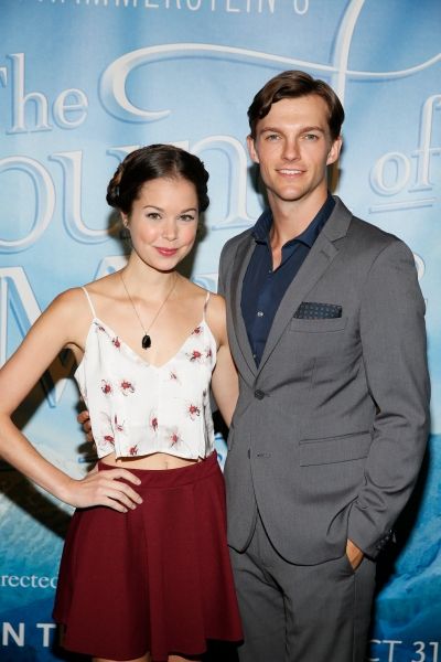 Cast members Paige Silvester and Dan Tracy Photo