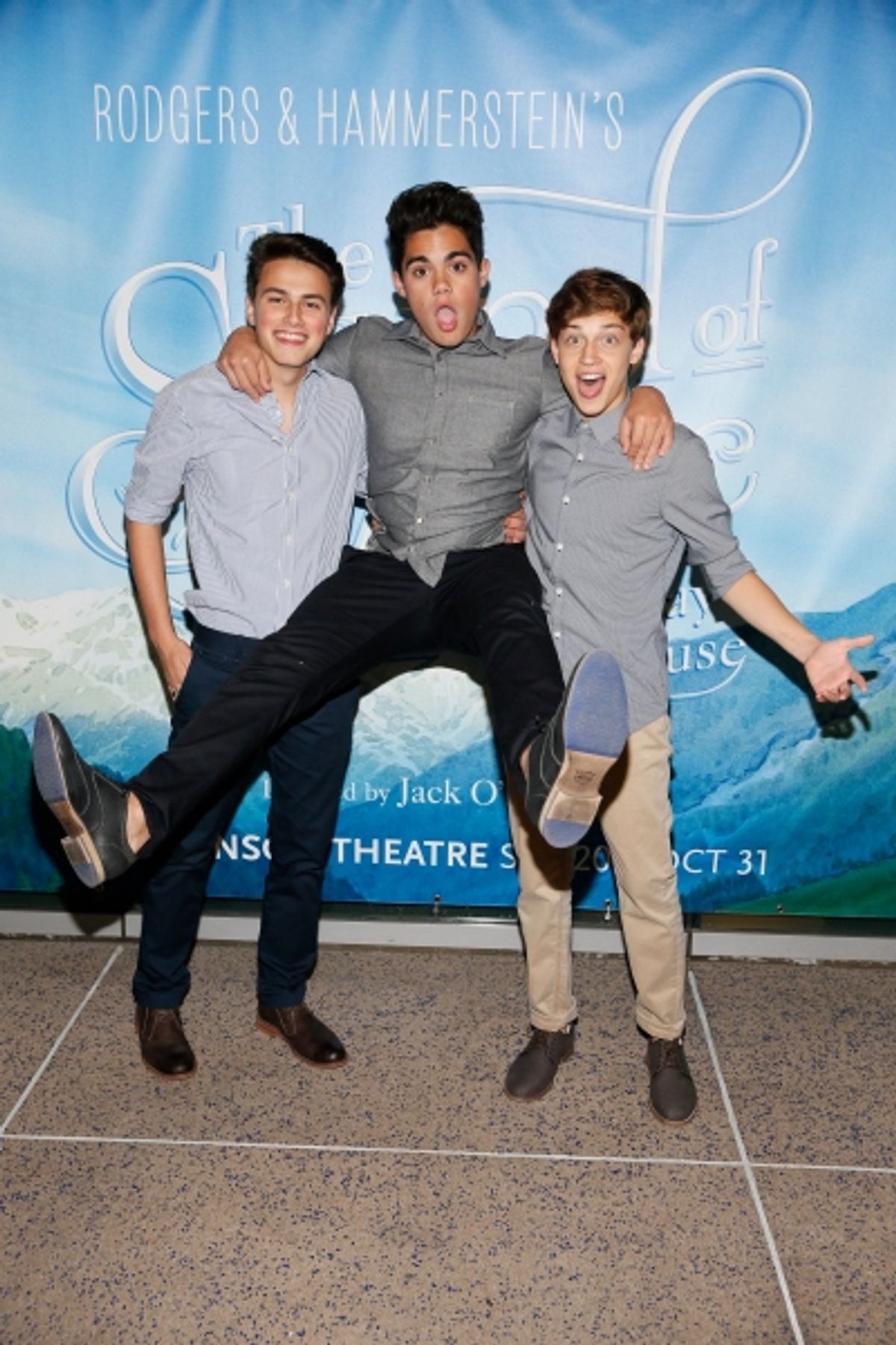 Liam Attridge, Emery Kelly and Ricky Garcia at 