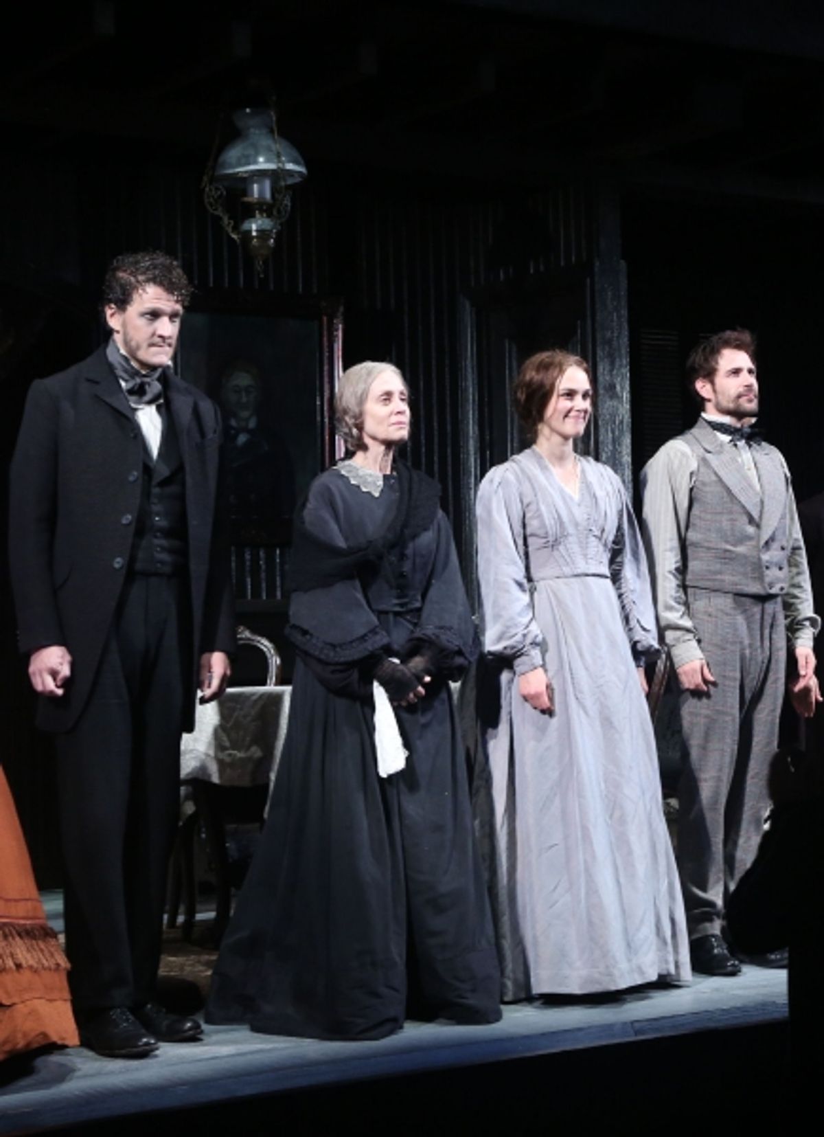 Gabriel Ebert, Judith Light, Keira Knightley and Matt Ryan  at 