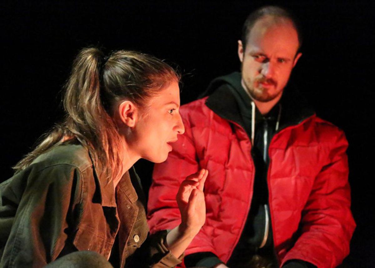 Laura Baranik and Carey Scott. at 