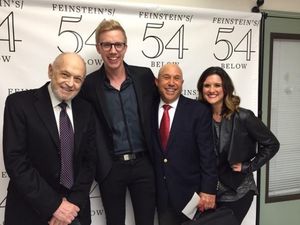 Charles Strouse, Sam Wilmott, Bruce Lazarus, Ashley Moniz @ BroadwayWorld Charles Strouse, Sam Wilmott, Bruce Lazarus, Ashley Moniz Photo