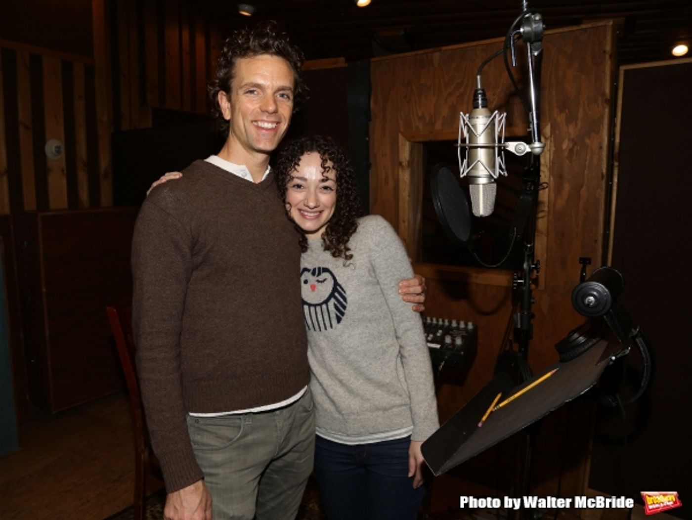 Photo Coverage: In the Recording Studio with DADDY LONG LEGS Cast  Image