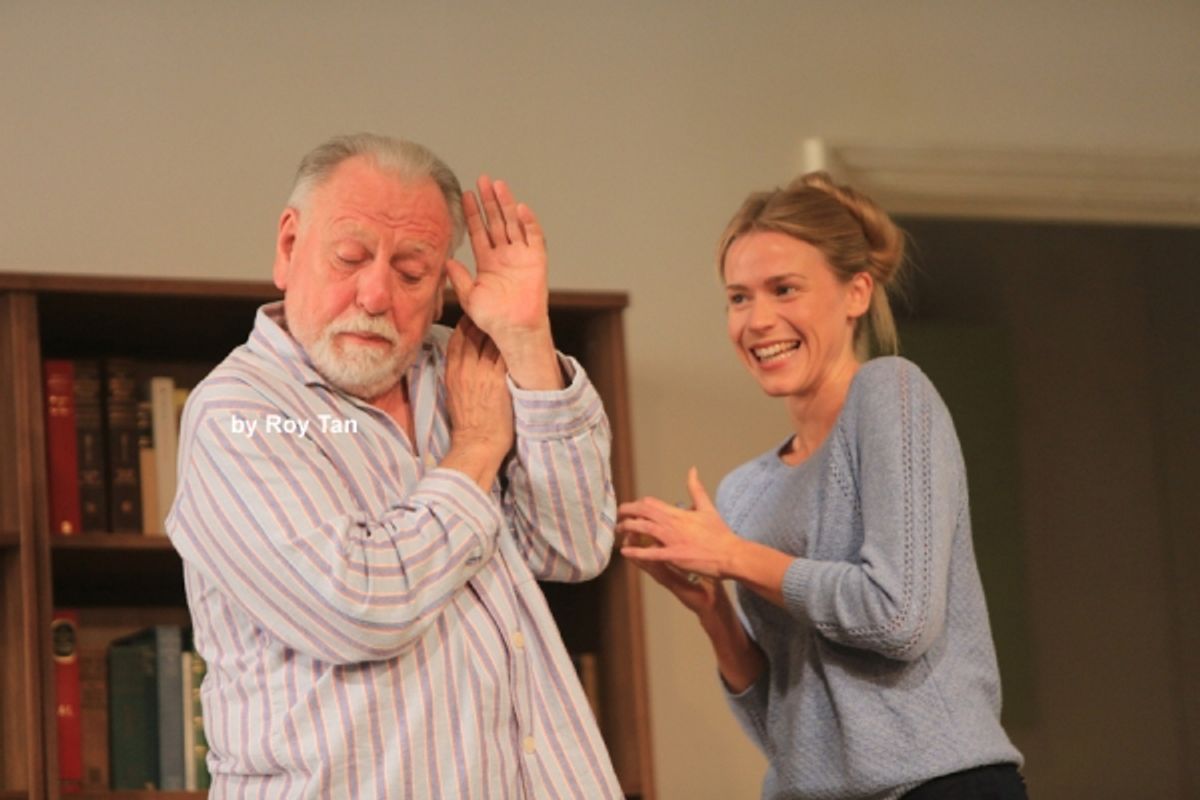 Kenneth Cranham with Kirsty Oswald at 