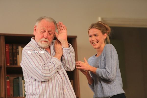 Kenneth Cranham with Kirsty Oswald Photo