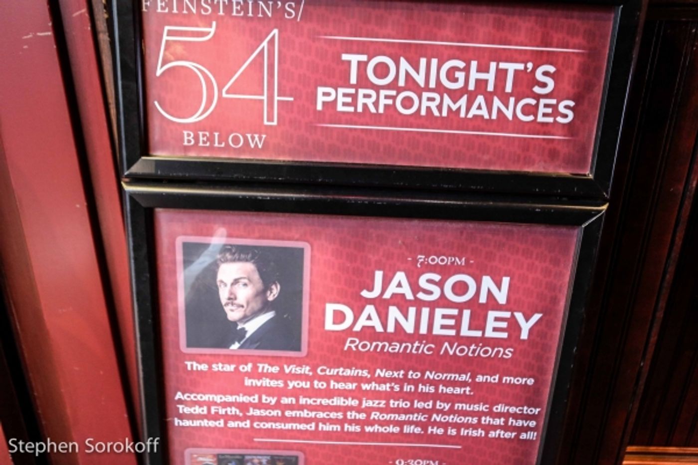 Photo Coverage: Jason Danieley Makes Feinstein's/54 Below Solo Debut Photo Coverage: Jason Danieley Makes Feinstein's/54 Below Solo Debut Image