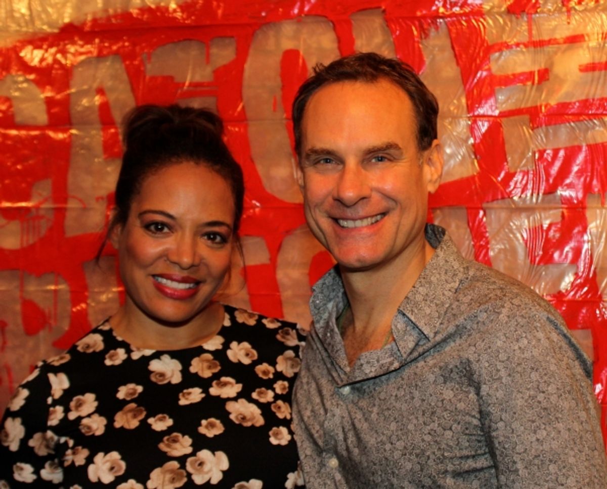 Lauren Luna Velez and Jonathan Walker at 