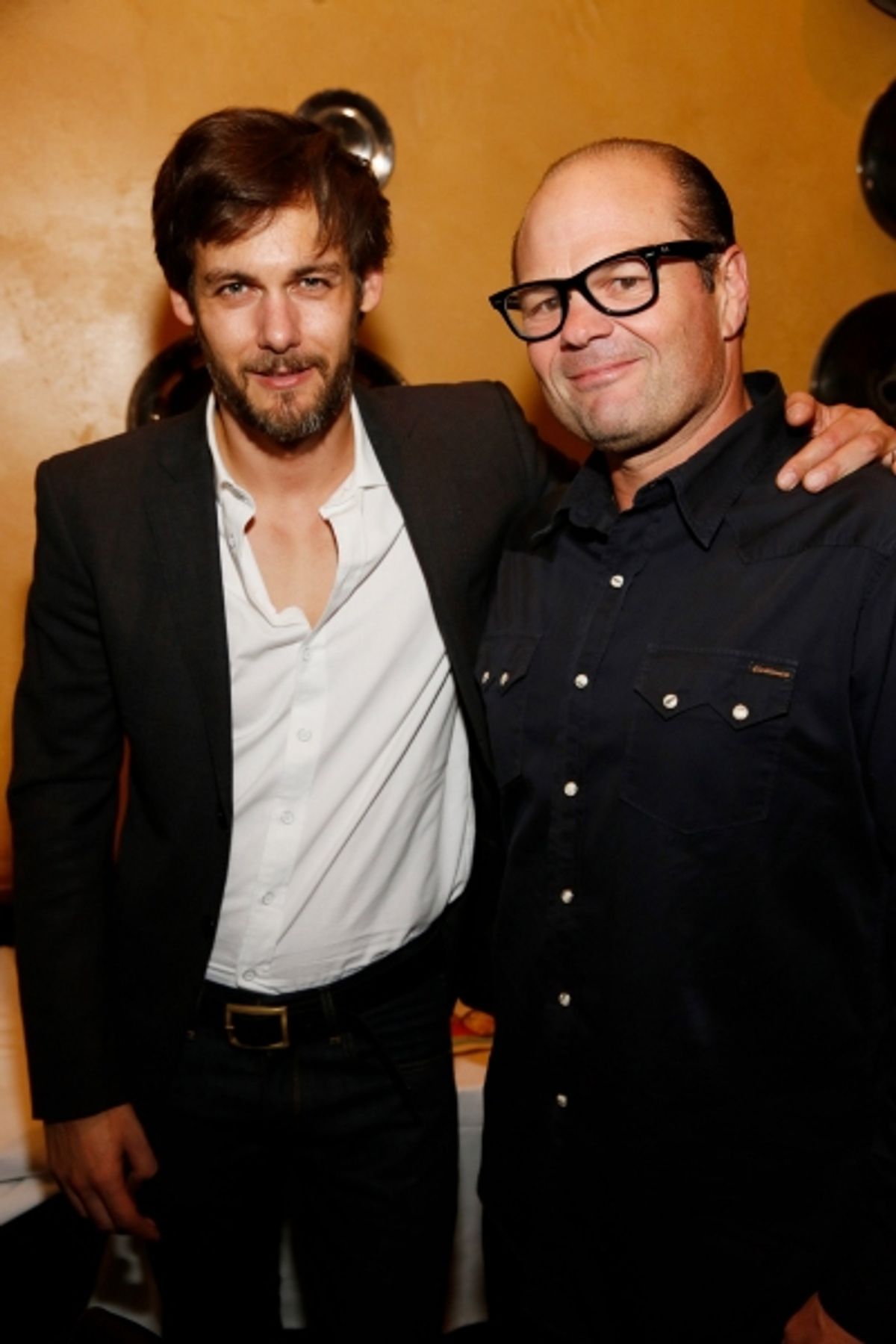 Robert Beitzel and Chris Bauer at 