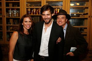 Actress Amy Landecker, Robert Beitzel and Bradley Whitford Photo