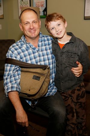 David Bishins and Liam Blair Askew Photo