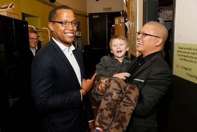 Branden Jacobs-Jenkins, Liam Blair Askew and  Eric Ting Photo