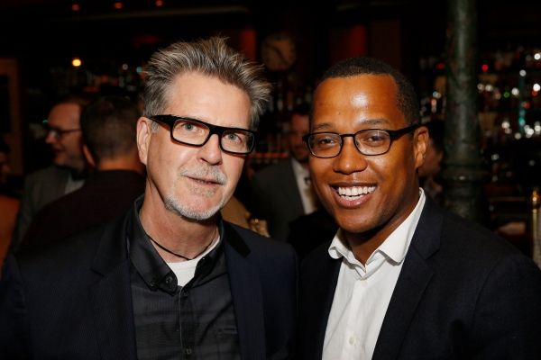 Robert Egan and playwright Branden Jacobs-Jenkins Photo