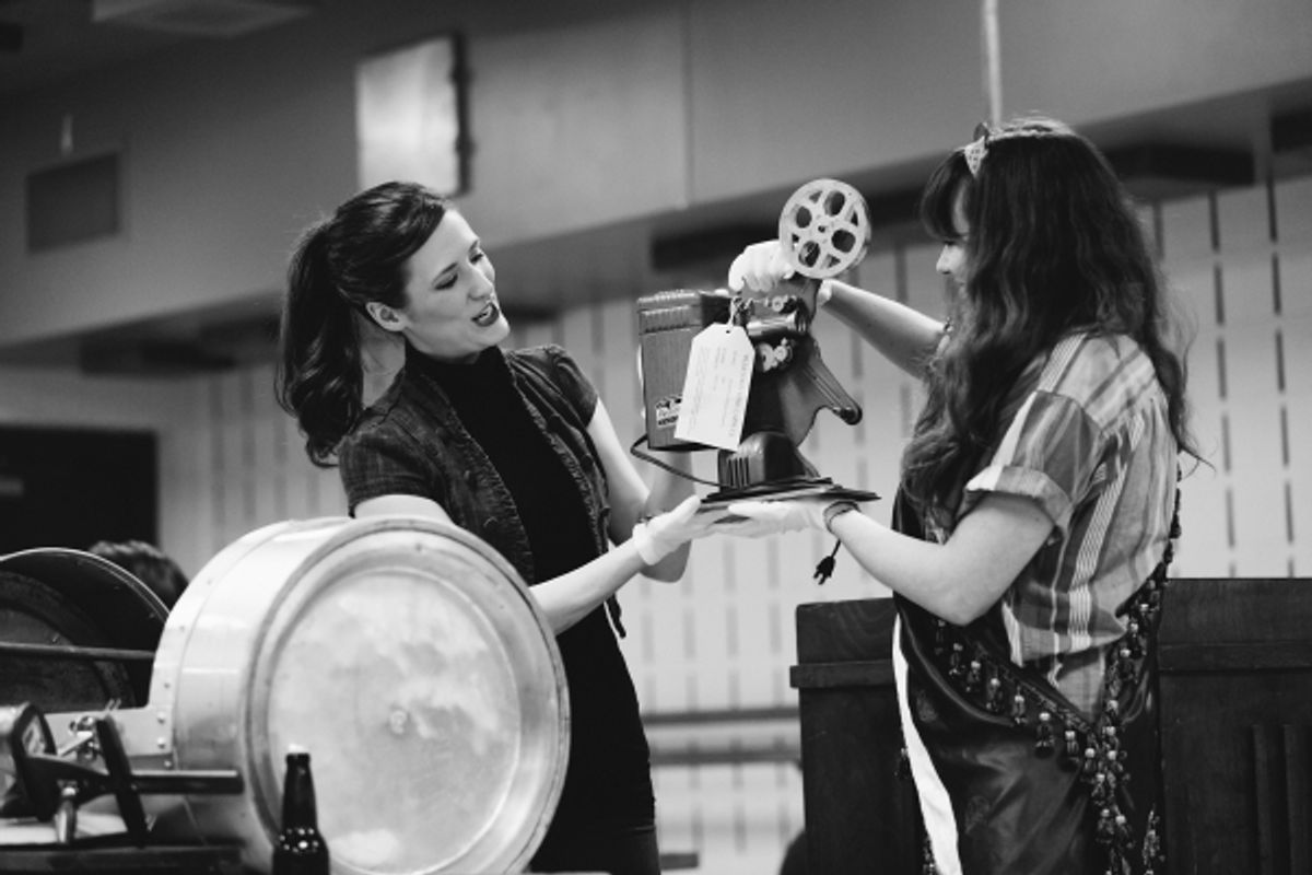 Melissa King as Joann Ryals and dog & pony dc''s Adelaide Waldrop (dog & pony dc) as MJ Soch at 