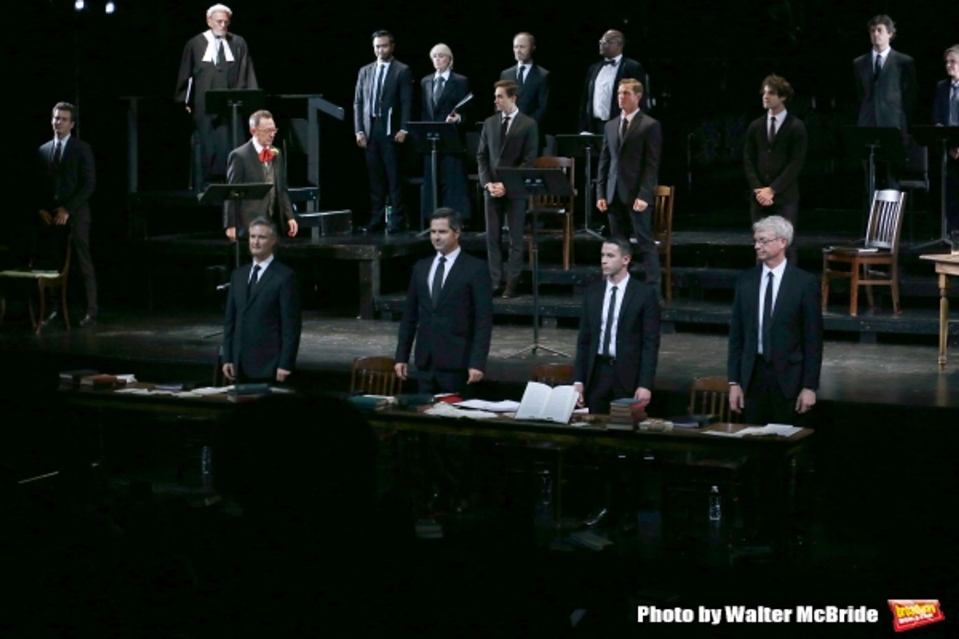 Photo Coverage: Jonathan Groff, Michael C. Hall, Sally Field & More Take Bows in GROSS INDECENCY  Image