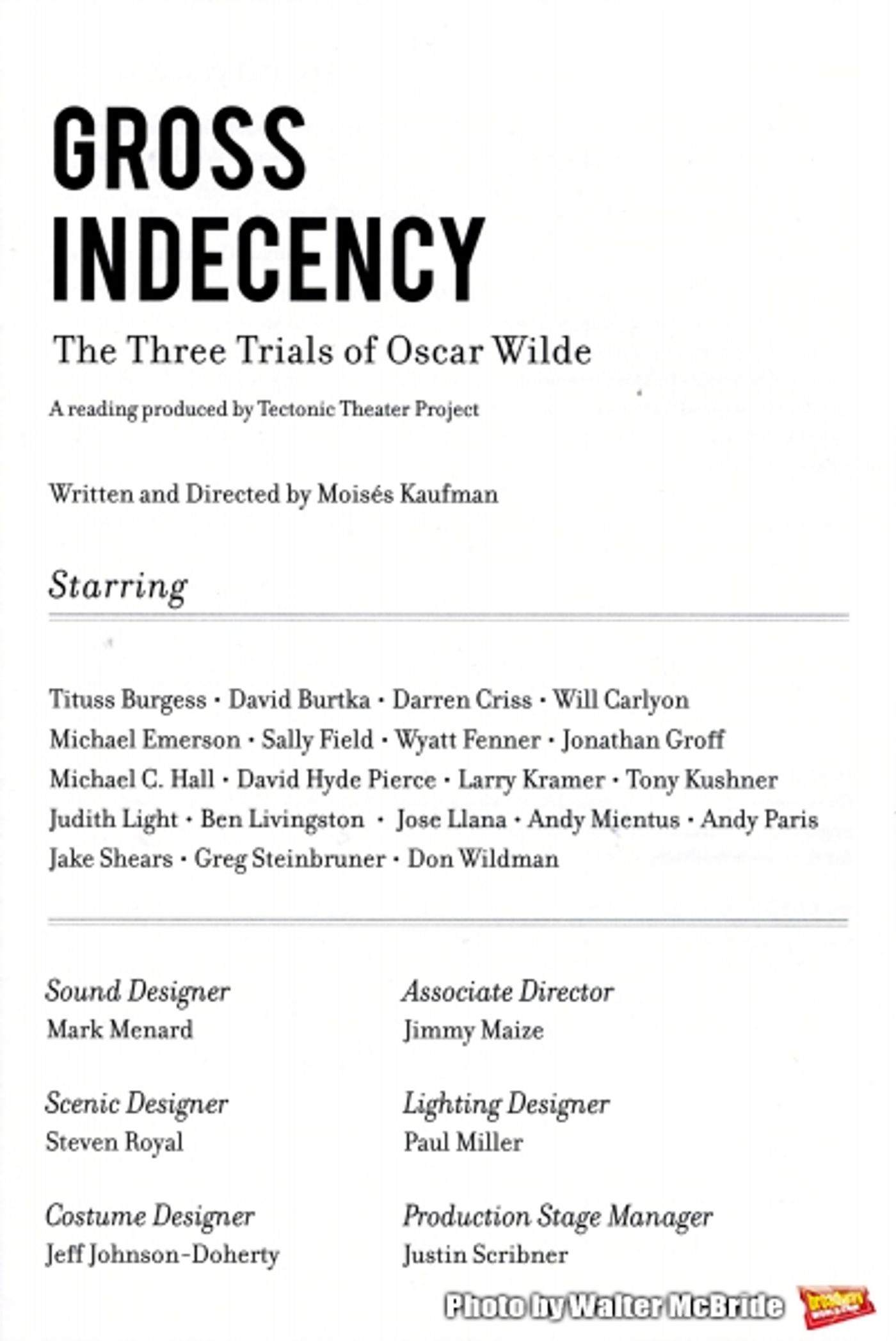 Photo Coverage: Jonathan Groff, Michael C. Hall, Sally Field & More Take Bows in GROSS INDECENCY  Image