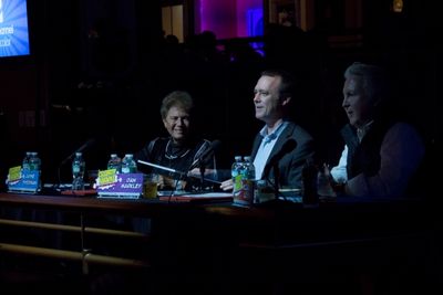 Jayne Baron Sherman, Dan Markley, Carl Levin Photo