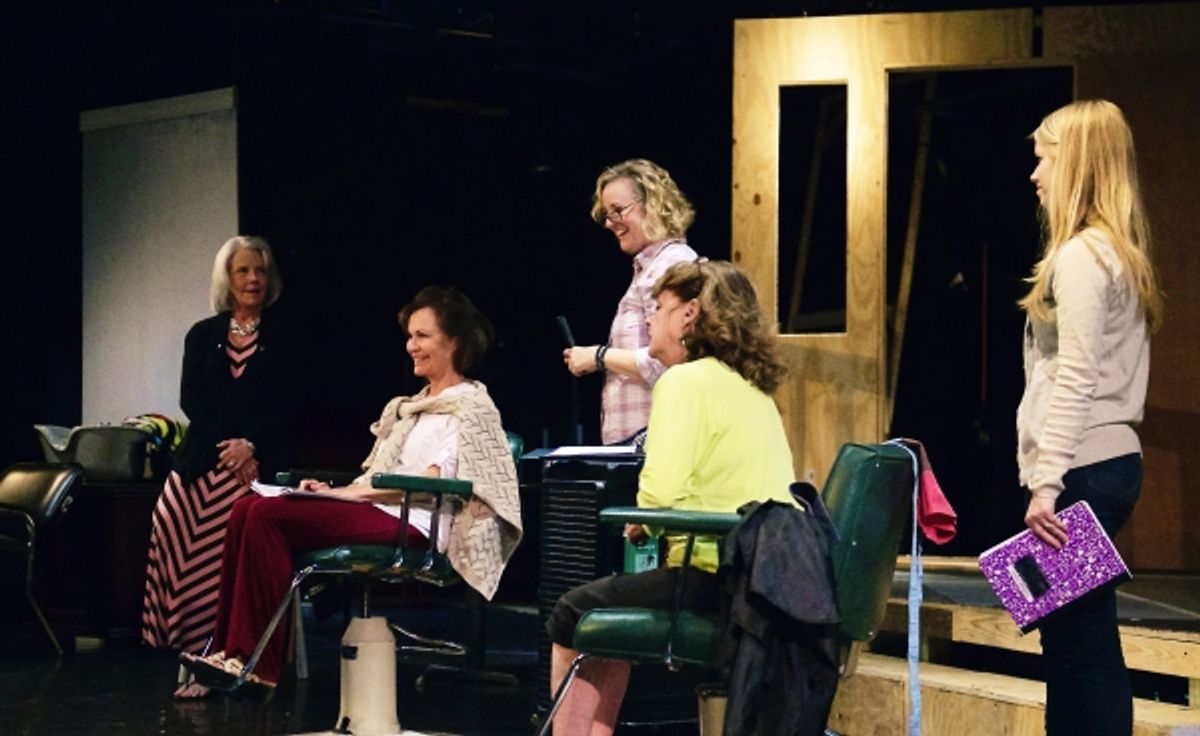 Linda Bradshaw, Babs George, Allison Orr, Sheila Lucas, Aly Jones at 