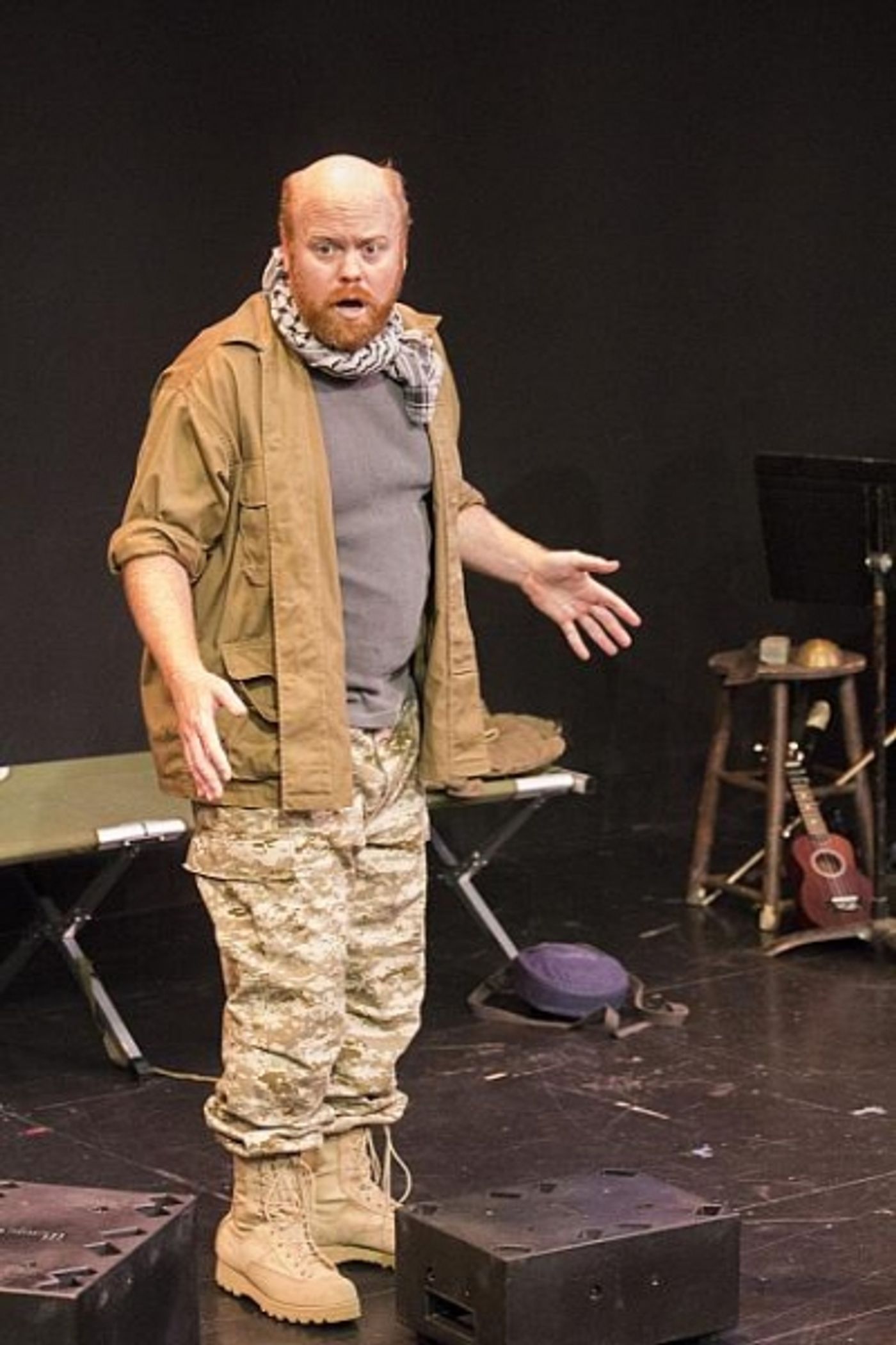 Photo Flash: First Look at Michael F. Toomey in AN ILIAD at Shakespeare & Company  Image