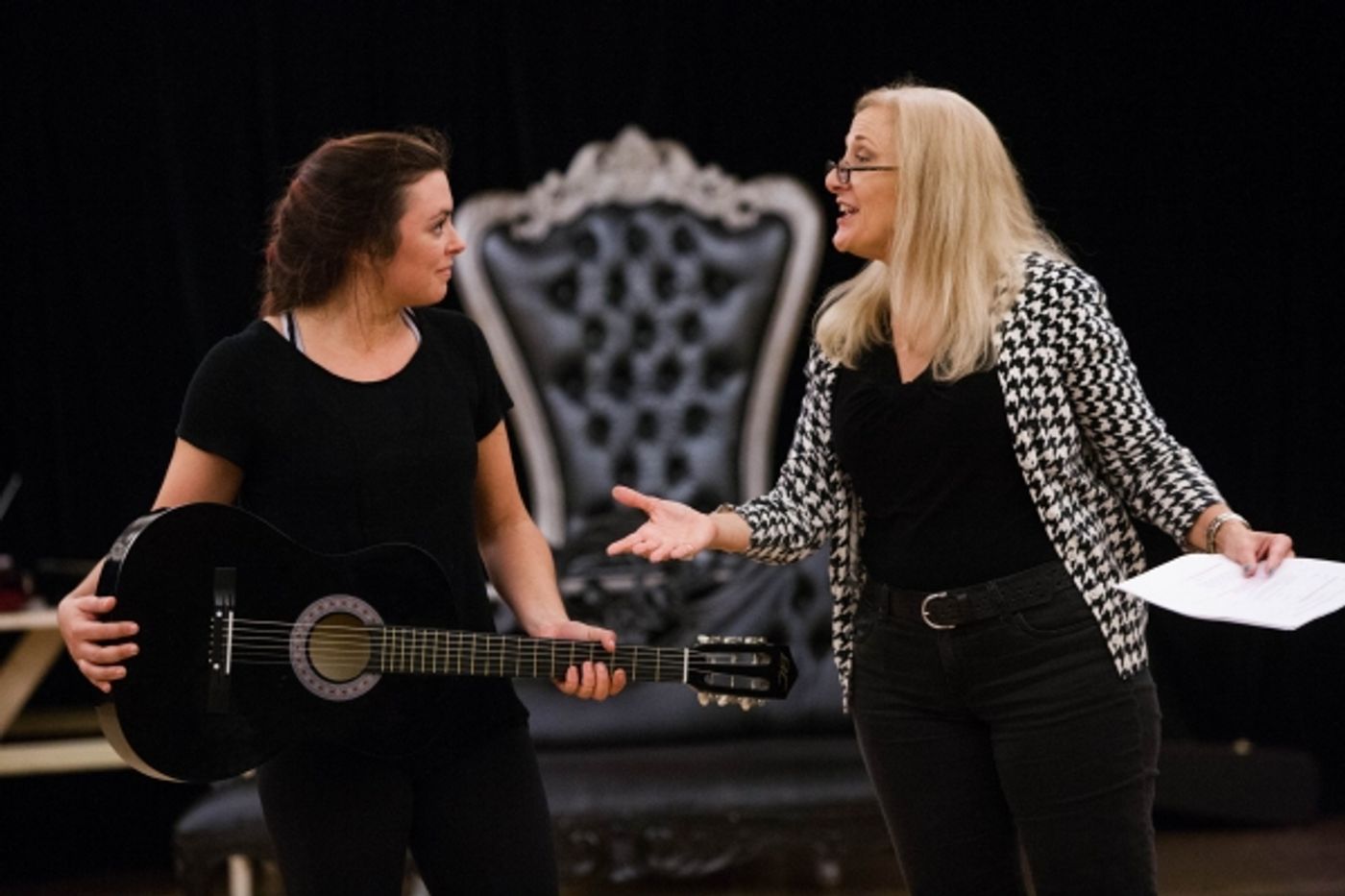 Photo Flash: In Rehearsal with Donna Migliaccio, Desi Oakley and More for Signature Theatre's GIRLSTAR World Premiere  Image