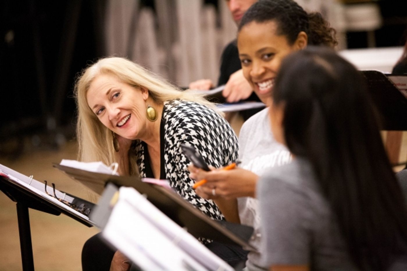 Photo Flash: In Rehearsal with Donna Migliaccio, Desi Oakley and More for Signature Theatre's GIRLSTAR World Premiere  Image