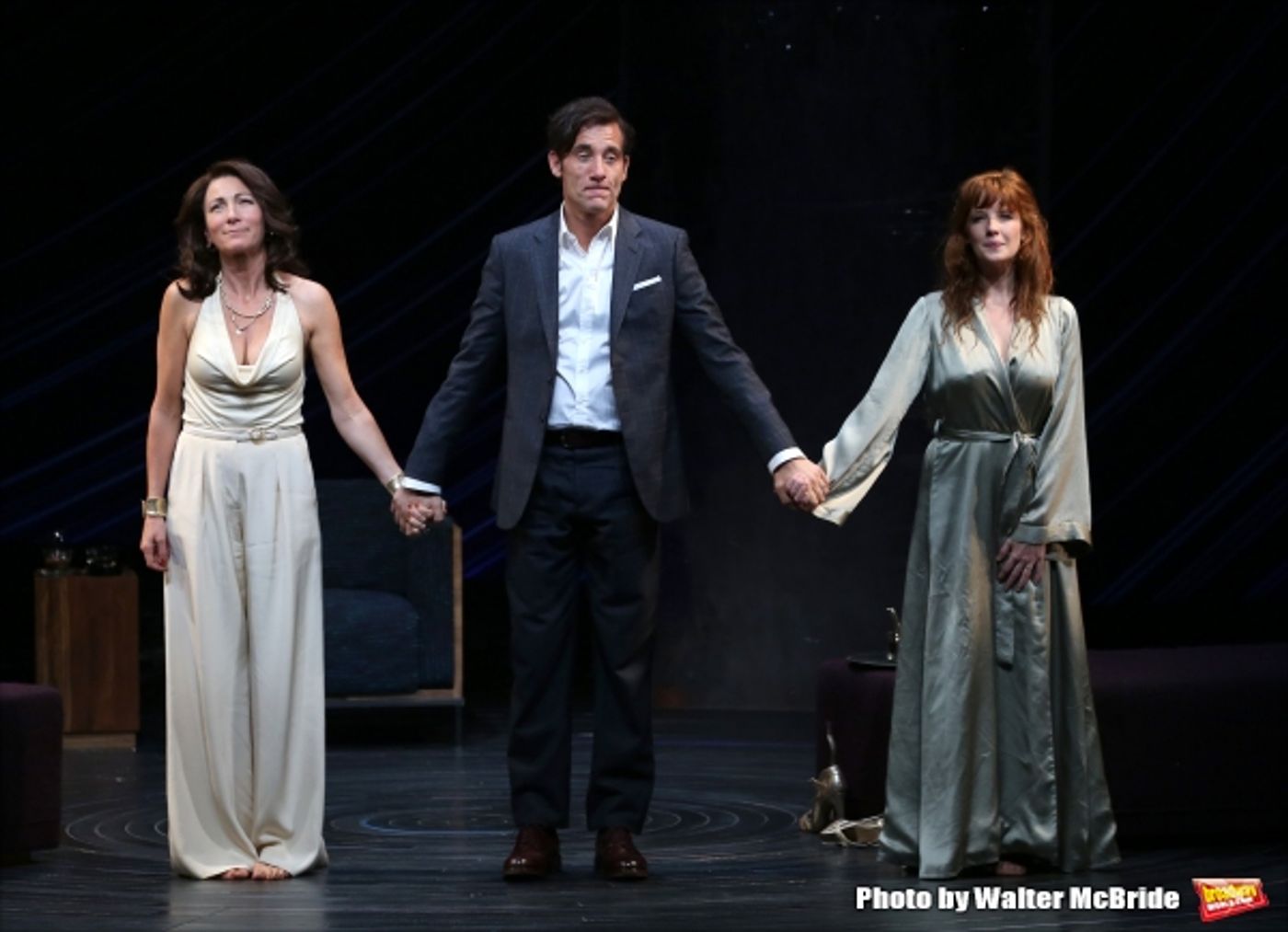 Photo Coverage: Clive Owen, Eve Best and Kelly Reilly Take First Broadway Bows in OLD TIMES!  Image