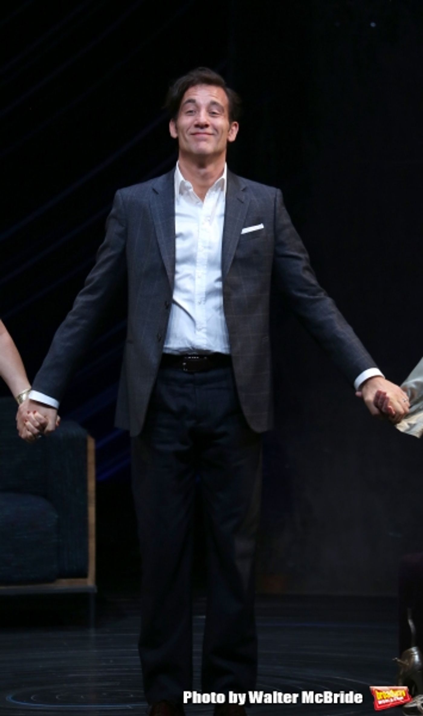 Photo Coverage: Clive Owen, Eve Best and Kelly Reilly Take First Broadway Bows in OLD TIMES!  Image