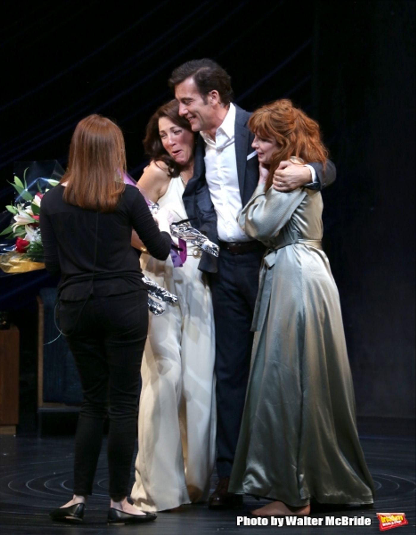 Photo Coverage: Clive Owen, Eve Best and Kelly Reilly Take First Broadway Bows in OLD TIMES!  Image