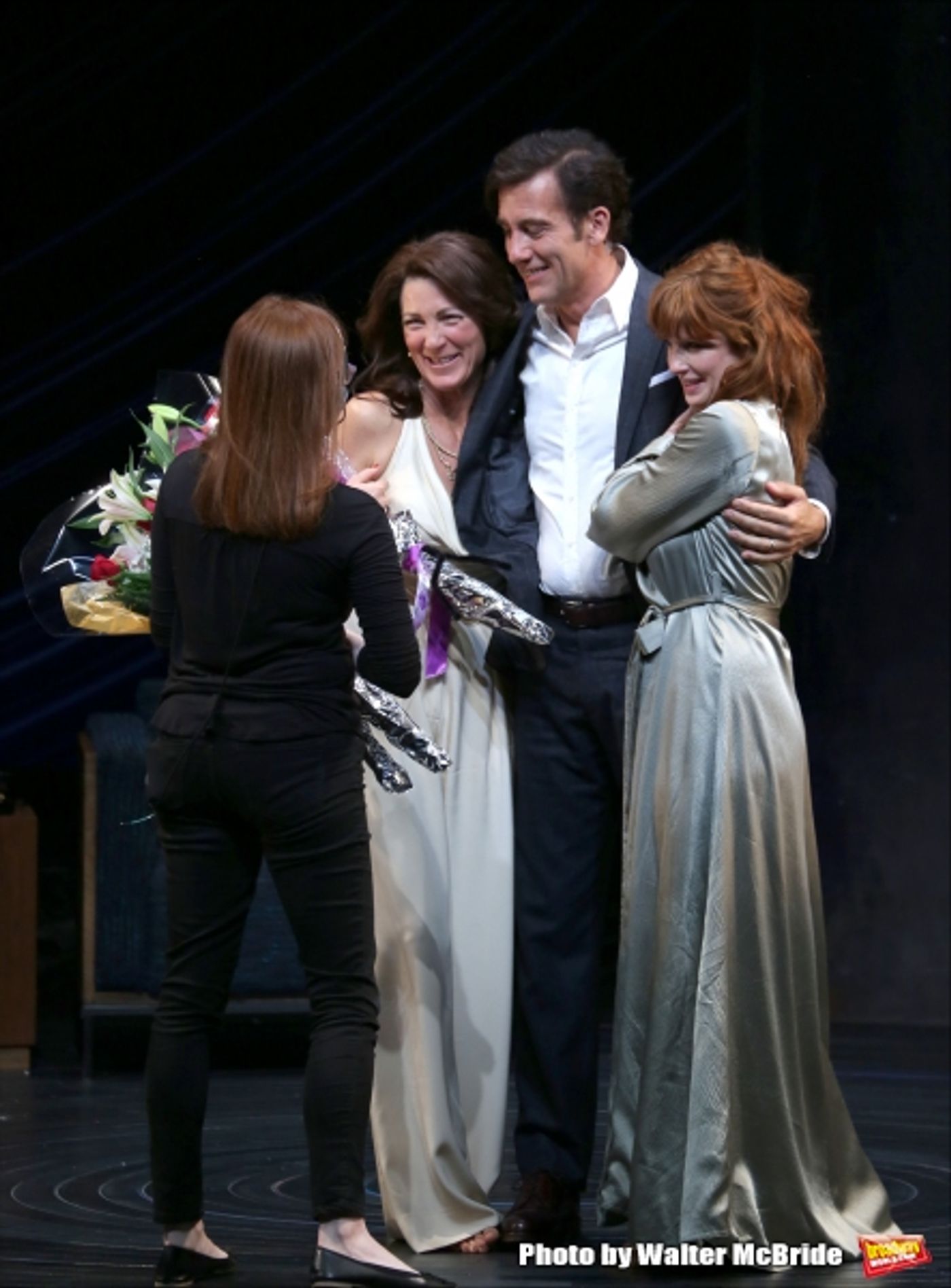 Photo Coverage: Clive Owen, Eve Best and Kelly Reilly Take First Broadway Bows in OLD TIMES!  Image