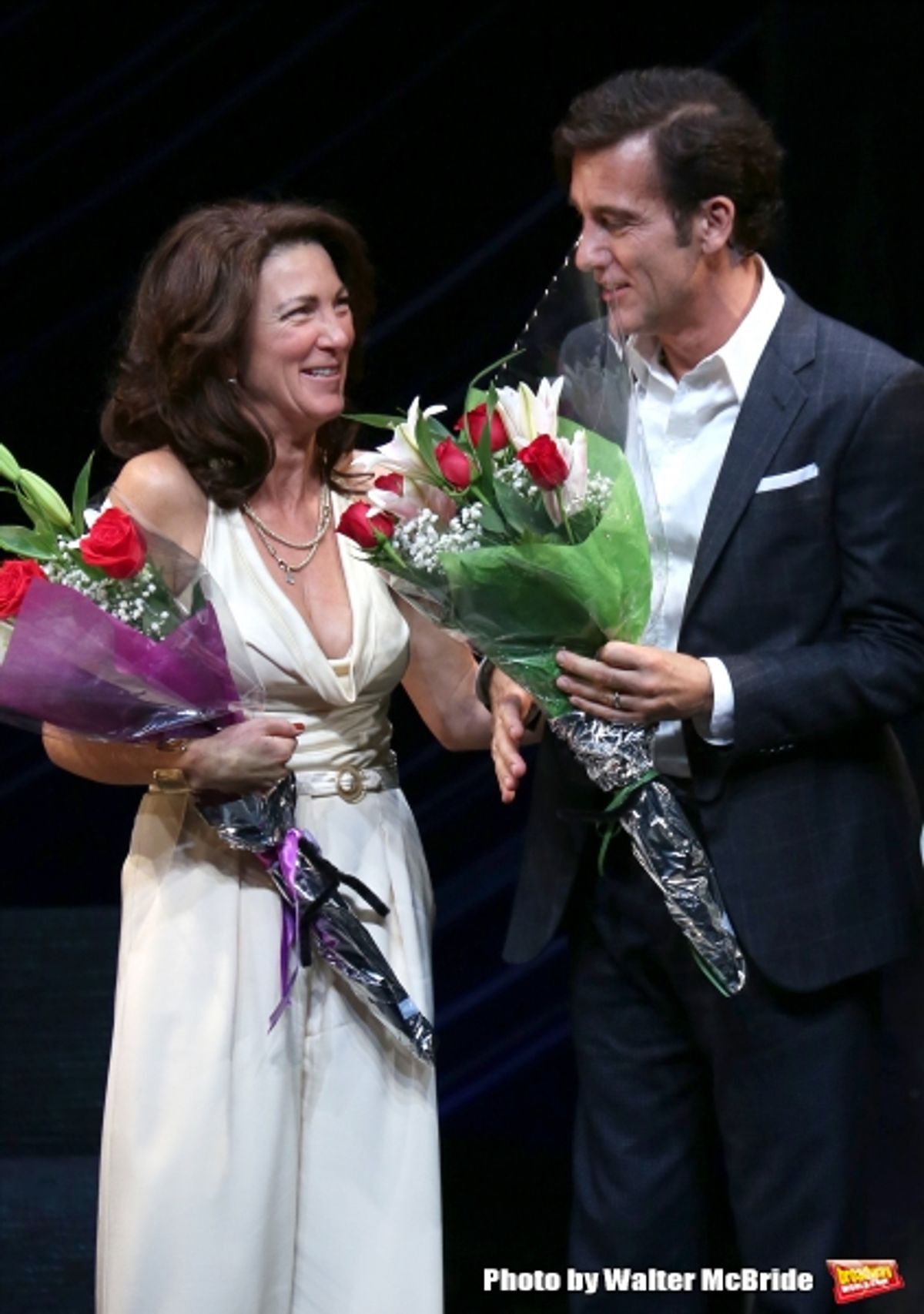Eve Best and Clive Owen  at 