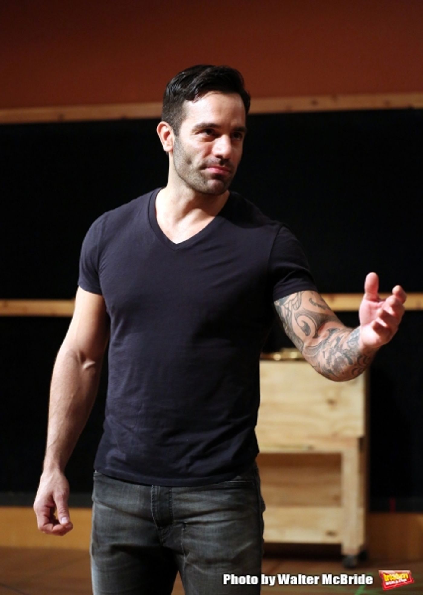 Photo Coverage: Go Inside the Rehearsal Room with the PRINCE OF BROADWAY Cast and Creative Team!  Image